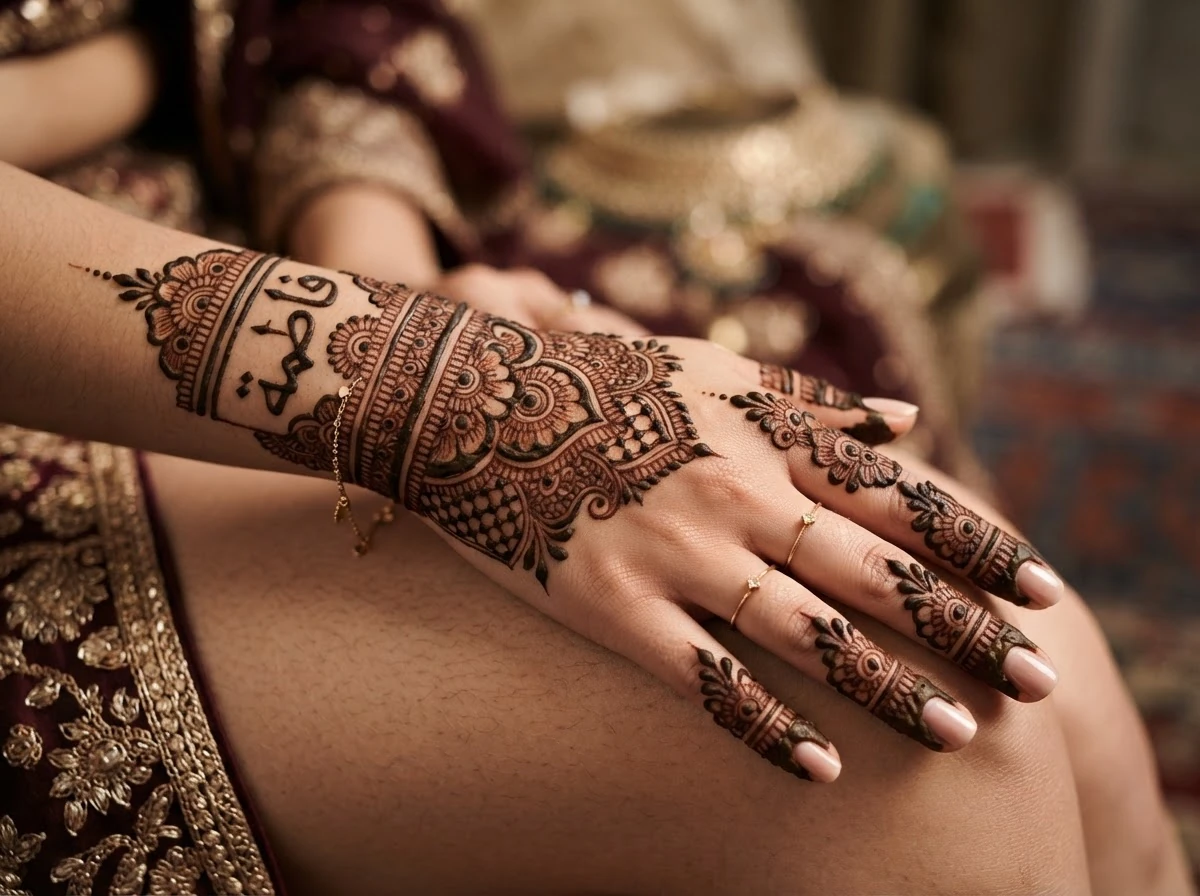 Arabic mehndi design